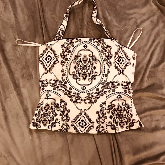 White House Black Market Tops - Beautiful white/black fitted top